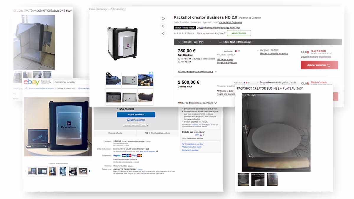 Should I buy a second-hand Packshot photo studio?